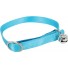 COLLIER CHAT NYLON TURQUOISE 10 MM 30 CM